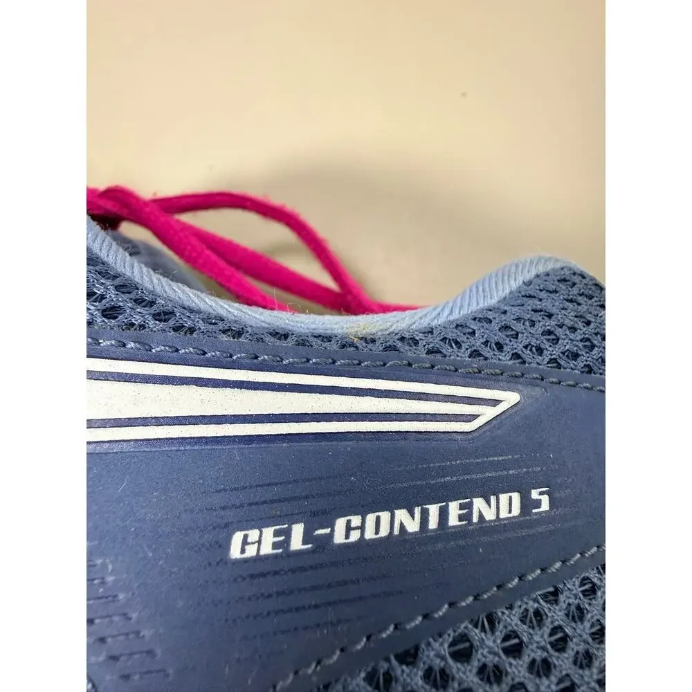 ASICS Gel-Contend 6 Running Shoes Athletic Comfort Walking Blue Women's size 7